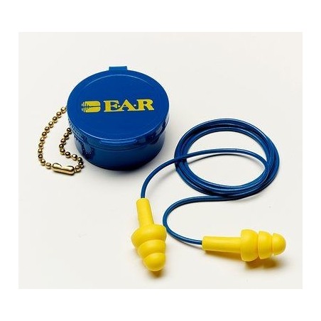 3M E - A - R UltraFit Corded Earplug 340-4002 with Carrying Case