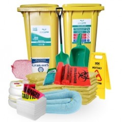 Spilltask 120 Litre Chemical Emergency Spill Kit Station