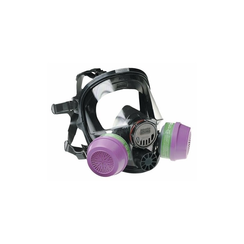 North Safety Honeywell 7600 Series Silicone Full Facepiece Respirator