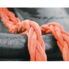 8 Strand Braided Polypropylene Mooring Rope orange