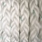8 Strand Braided Polypropylene Mooring Rope white