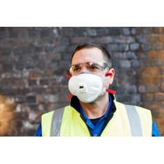 3M 8835+ Particulate N95 Disposable FFP3, Valved Respirator Nose Mask