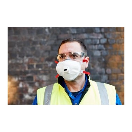 3M 8835+ Particulate N95 Disposable FFP3, Valved Respirator Nose Mask