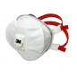 3M 8835+ Particulate N95 Disposable FFP3, Valved Respirator Nose Mask