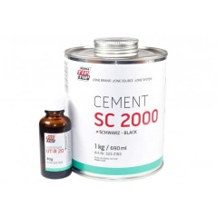 REMA Tip Top SC 2000 Black Cement - Highly Versatile Cold Vulcanizing Adhesive