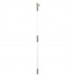 Nuova Rade - Telescopic Boat Hook 2 - Ends, White Aluminium - L120-196cm