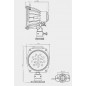 Low-Voltage Searchlight TG15-N IP66, IMPA 370502