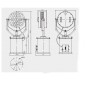 Marine Searchlight TZ2-A IP66, IMPA 370502