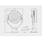 Marine Search Light TZ6 IP66, IMPA 370502