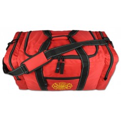 DELUXE FIREFIGHTER TURNOUT GEAR BAG RED