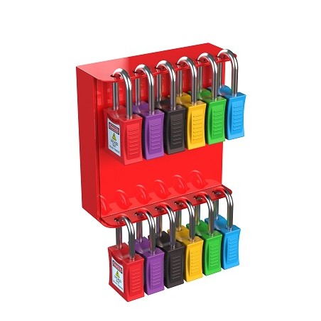 Powder Coated Steel Group Lockout Box  BAN-X15