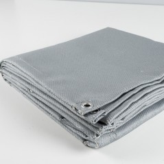 silicone coated fiberglass fabric fire blanket