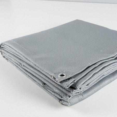 silicone coated fiberglass fabric fire blanket