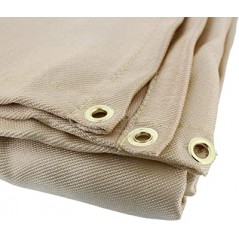 Fiberglass Welding Blanket - Fireproof, Thermal Resistant - 4' x 6' - Pack  of 1