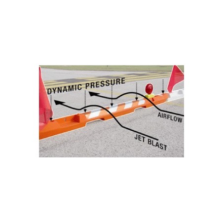 6ft Airport Low-Profile Barricade