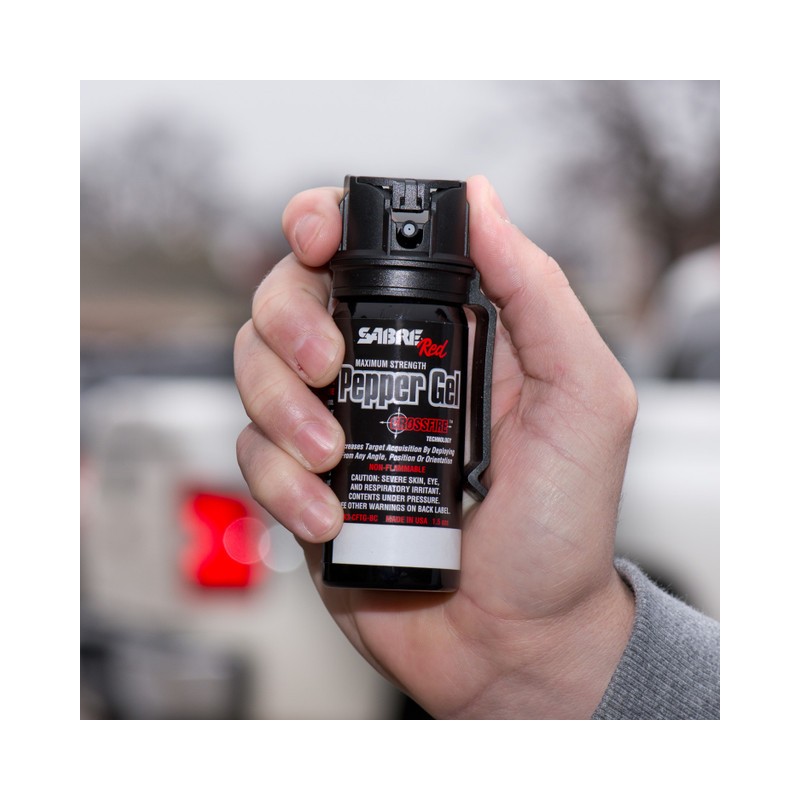 Crossfire Pepper Gel With Belt Clip |self-defense Spray Online Shop