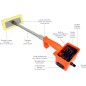 Portable Low Voltage Wet Sponge SPY Holiday Detector 670: 67.5V