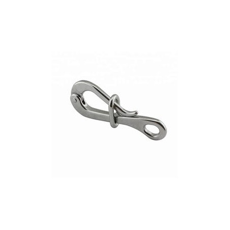 4 Inch Quick Release Eye 316 Stainless Steel Locked Rectangle Ring Folding Pelican Hook For Fishing Vessel