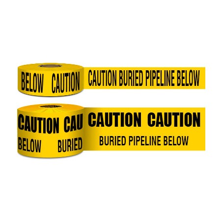 CAUTION BURIED PIPELINE Warning Tape