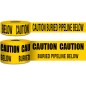 CAUTION BURIED PIPELINE Warning Tape