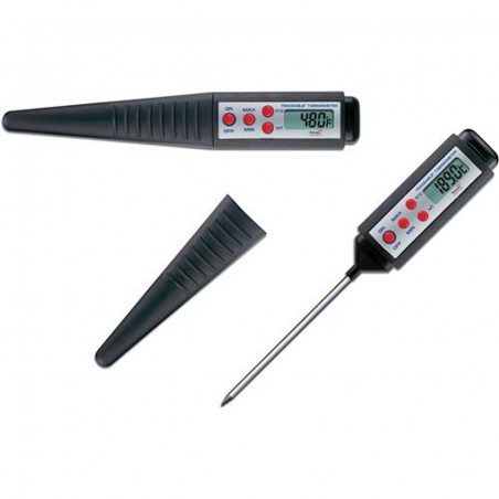 Laboratory Thermometer with Stainless Steel Probe – 15V