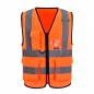 A-SAFETY High Visibility Vest with 7 Pockets