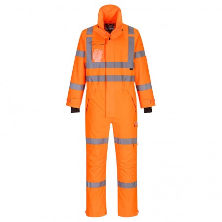 Portwest S593 Hi-Vis Extreme Waterproof Coverall (Orange)