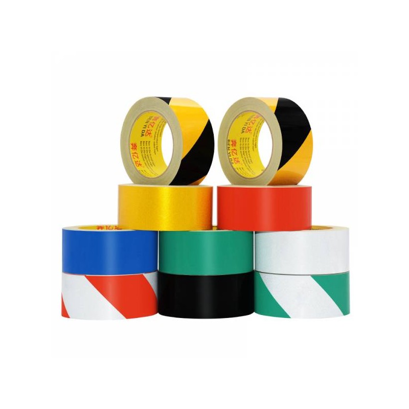 Waterproof Black and Yellow Adhesive Safety Conspicuity Reflector Tape Waterproof Black and Yellow Adhesive Safety Conspicuity Reflector Tape