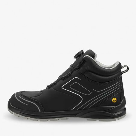 CADOR S3 MID TLS – Mid-Cut S3 ESD Safety Shoe with Twist Lock System