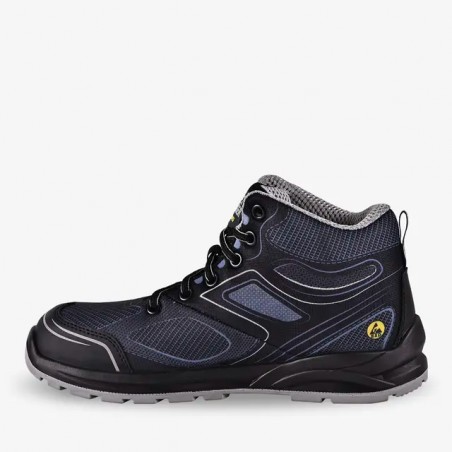 CADOR S1P MID – Mid-Cut S1P ESD Safety Shoe with Steel Toe and Midsole