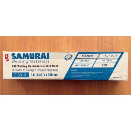 Samurai Welding Electrode Mild Steel E6013 2.5mm x 350mm
