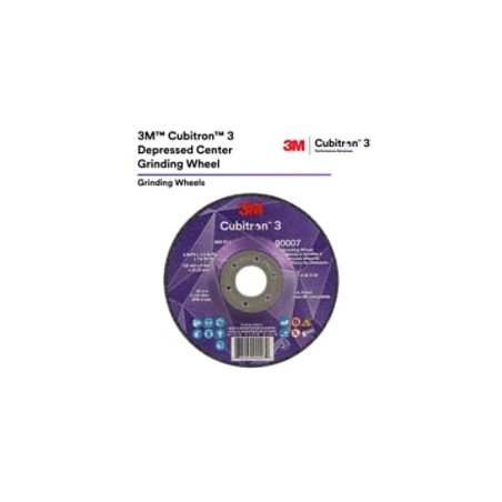 3M™ Cubitron™ 3 Depressed Center Grinding Wheel