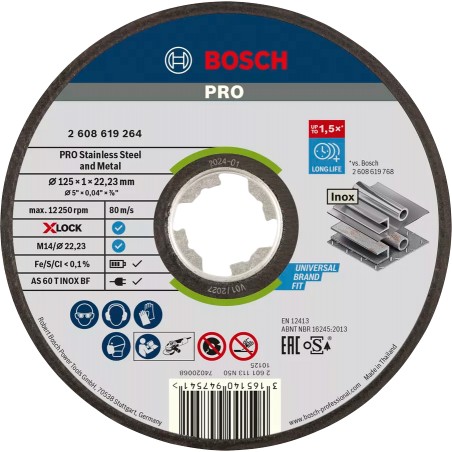 PRO Stainless Steel and Metal Bonded Cutting Disc