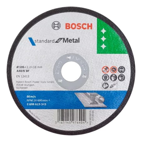 Bosch Standard for Metal Cutting Disc – For Small Angle Grinders