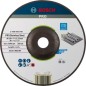 Bosch PRO Stainless Steel Bonded Grinding Disc – For Large Angle Grinders with Locking Nut