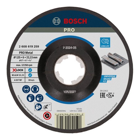 Bosch PRO Metal Bonded Grinding Disc – For Small Angle Grinders