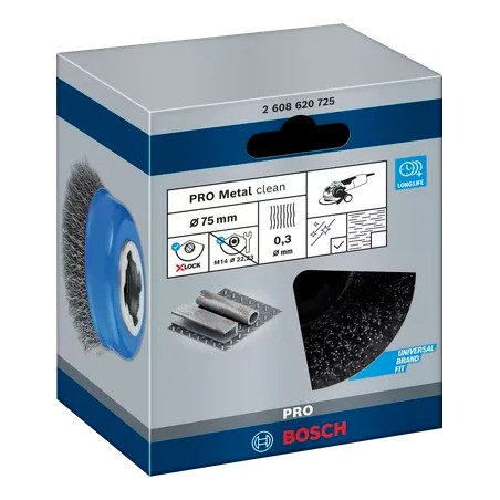 PRO METAL CLEAN CUP BRUSH – FOR SMALL ANGLE GRINDERS