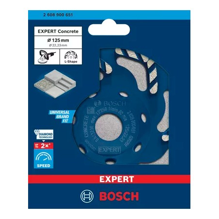 BOSCH EXPERT CONCRETE DIAMOND GRINDING HEAD