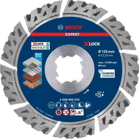 BOSCH EXPERT MULTI MATERIAL DIAMOND CUTTING DISC