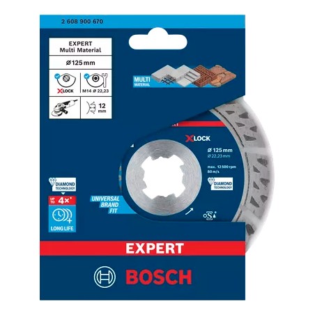 BOSCH EXPERT MULTI MATERIAL DIAMOND CUTTING DISC