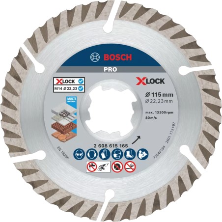 PRO MULTI MATERIAL DIAMOND CUTTING DISC (FOR SMALL ANGLE GRINDERS)