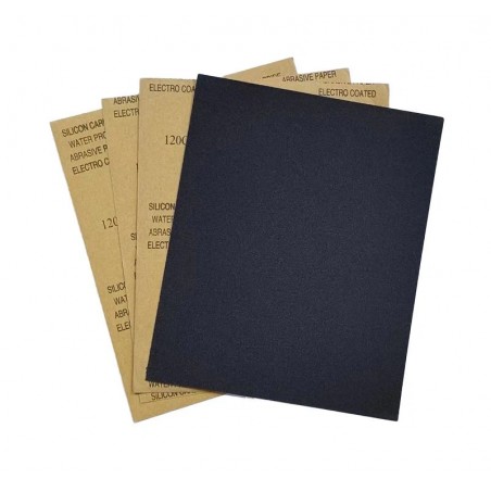 Wet and Dry Sandpaper Assorted Sheets – 9" × 11" Silicon Carbide Waterproof Abrasive Paper