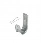 2'' J-Hook Wide Base Cable Hanger with Retainer Clip