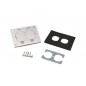 OmniBox® Rectangular Aluminum Duplex Cover Plate