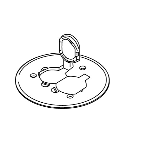 Ratchet-Pro™ Series Round Brass Duplex Cover Plate – 895