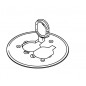 Ratchet-Pro™ Series Round Brass Duplex Cover Plate – 895