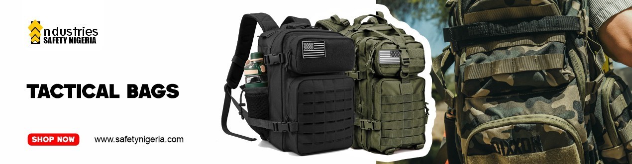 Tactical Bags in Nigeria | Military & Security Gear Bags | Industry Safety Nigeria