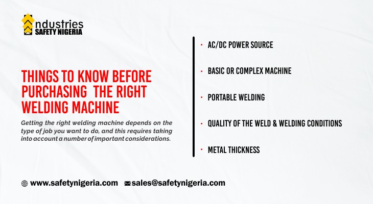 THINGS TO KNOW BEFORE PURCHASING THE RIGHT WELDING MACHINE